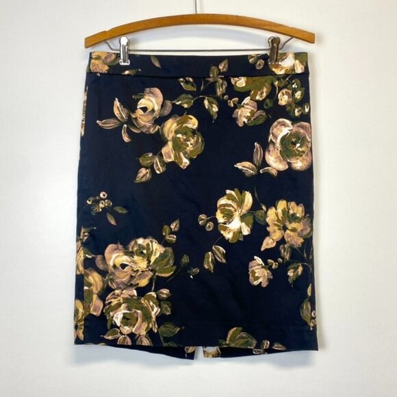 J. Crew Classic Floral Pencil Skirt - Picture 1 of 9
